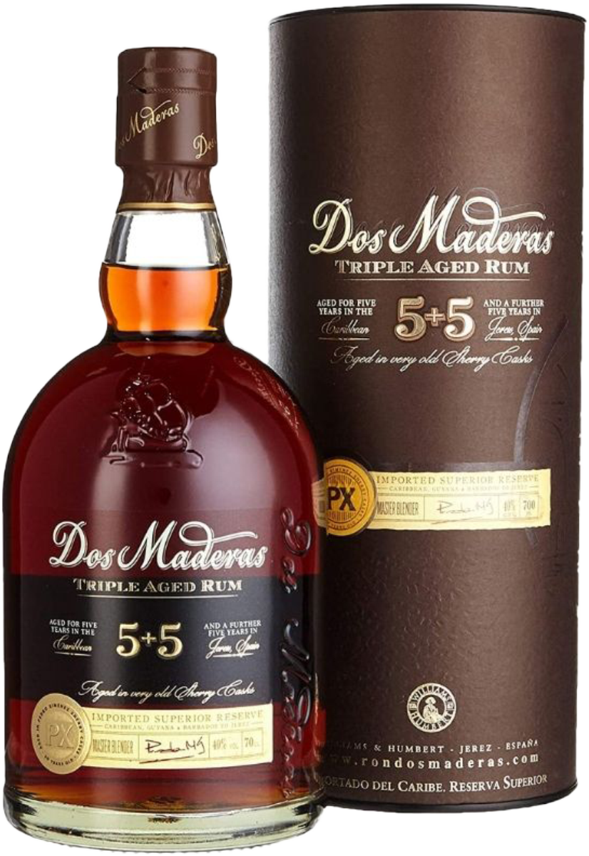 Dos Maderas 5+5 year old PX Rum 40% 700mL - Belford & Co