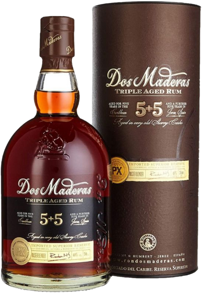 Dos Maderas 5+5 year old PX Rum 40% 700mL - Belford & Co