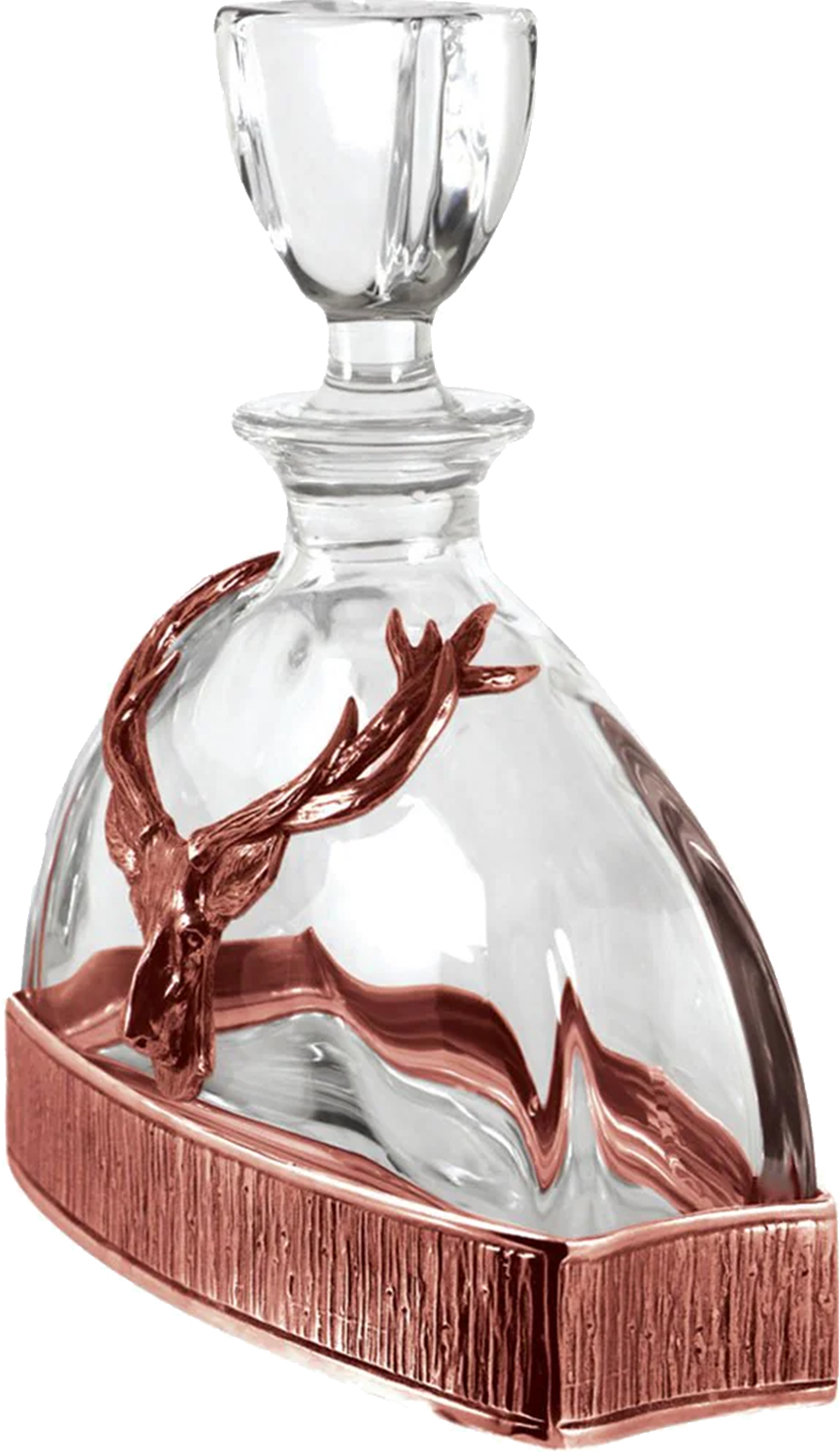 Stag collection 570ml majestic stag copper decanter