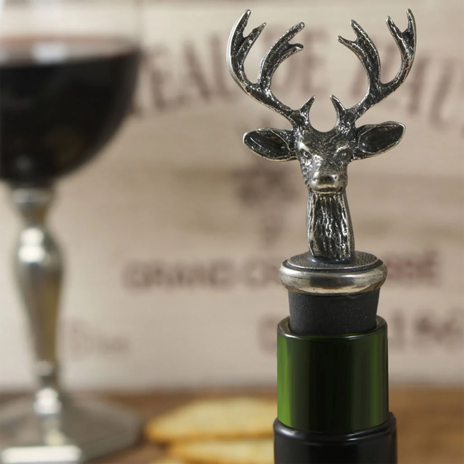 Stag collection bottle stopper stag