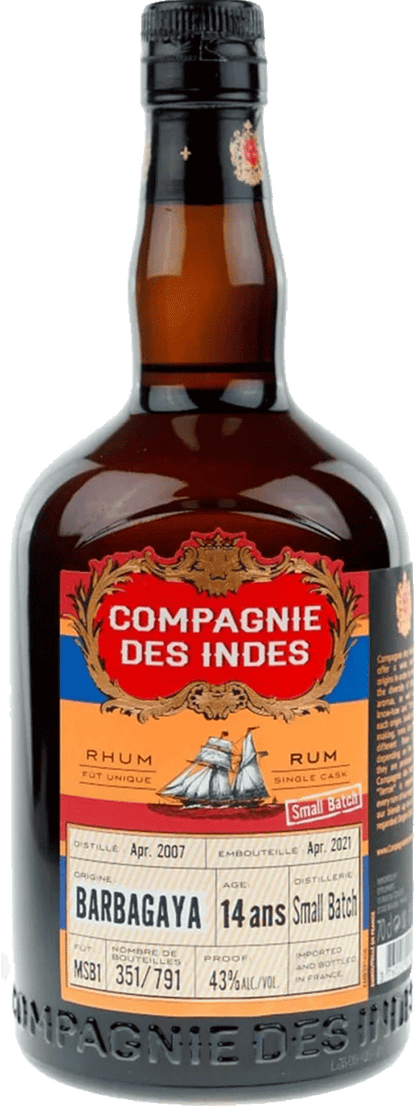 Compagnie des Indes Barbagaya 14 yrs 43% - Belford & Co