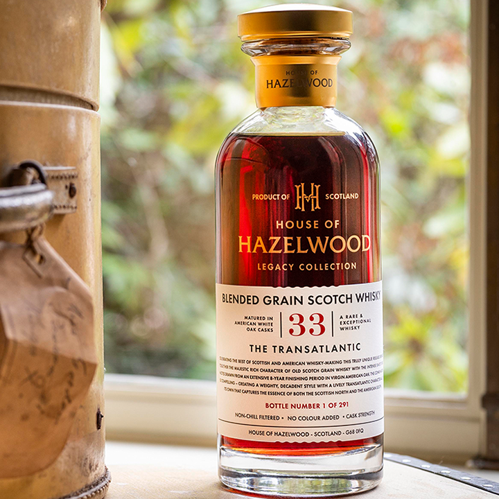 House of Hazelwood The Transatlantic 33 YO Scotch Whisky 57.3% 700ml