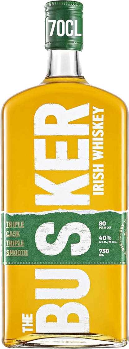 The Busker Triple Cask Blended Irish Whiskey 40% 700ml - Belford & Co