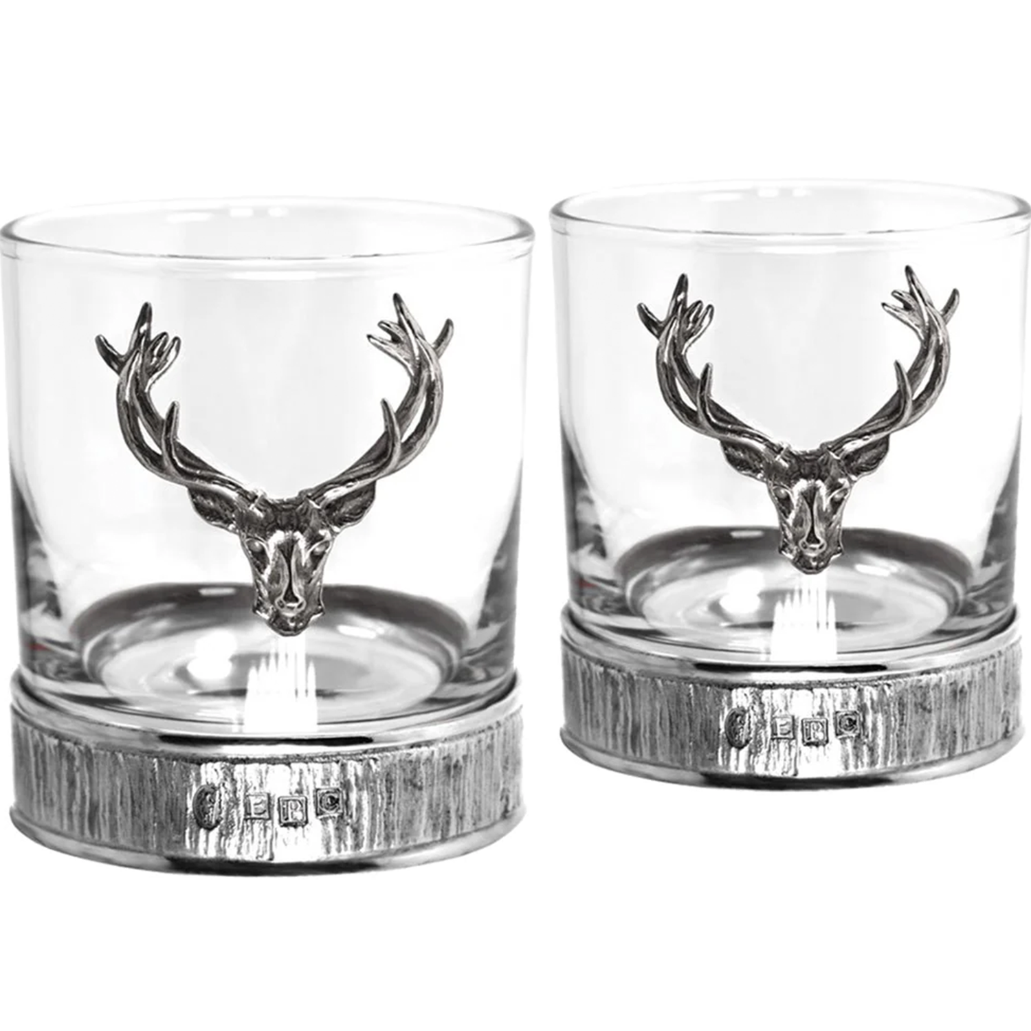 Stag collection 11oz (d) pewter majestic stag tumbler double