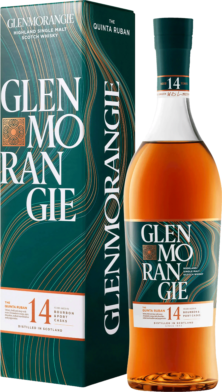 Glenmorangie The Quinta Ruban 14 Year Old Single Malt Scotch Whisky 46% 700mL - Belford & Co