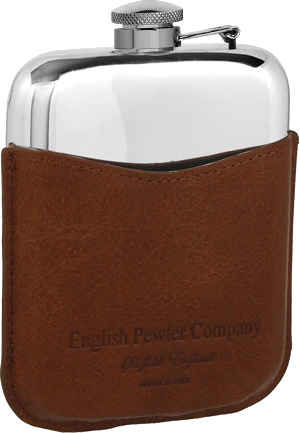 Hipflasks 6oz purse flask captive top & pouch