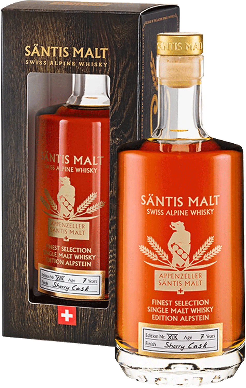 Santis Alpstein XIX Sherry Cask Finish 48% - Belford & Co