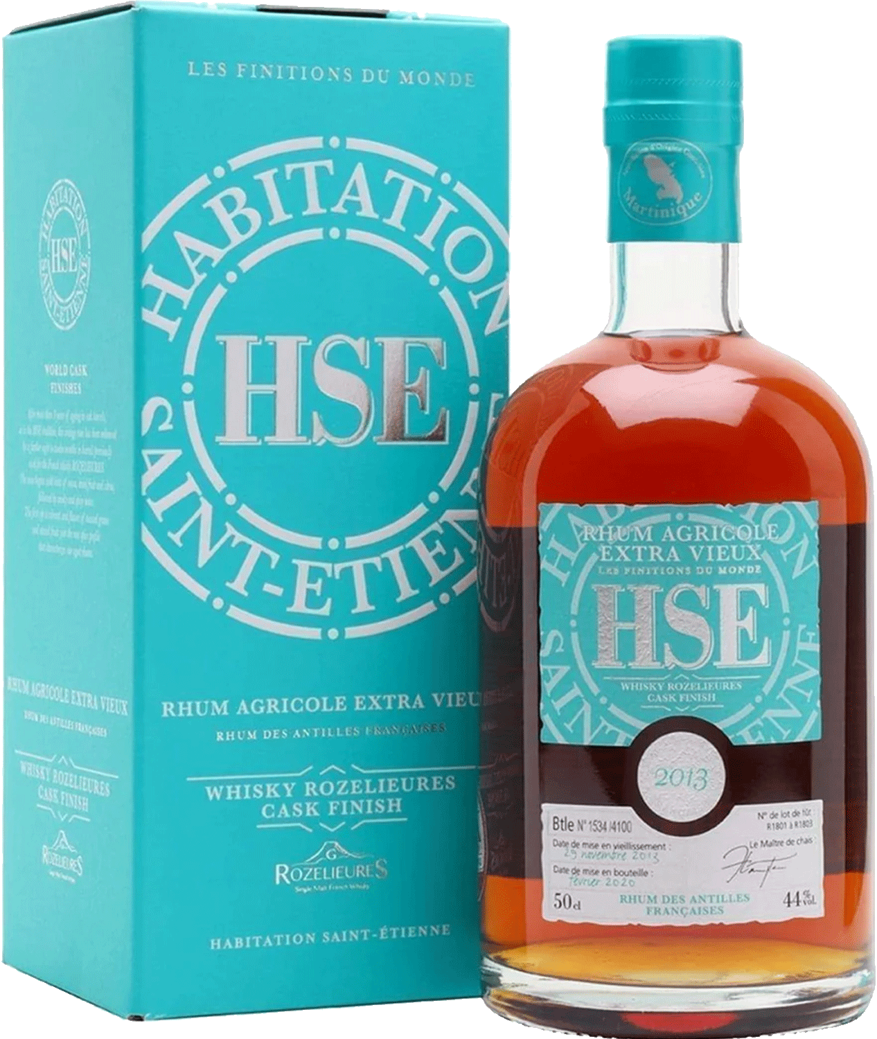Habitation St Etienne 2013 Roselieures Cask Finish 44% - Belford & Co