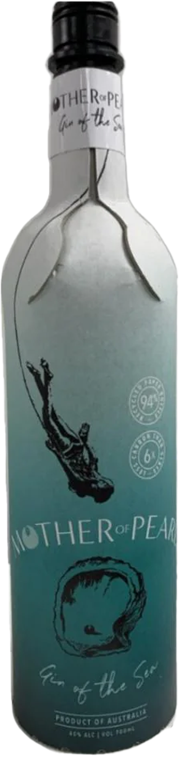 Mother of Pearl Gin Of The Sea Paper Bottle 40% 700mL - Belford & Co