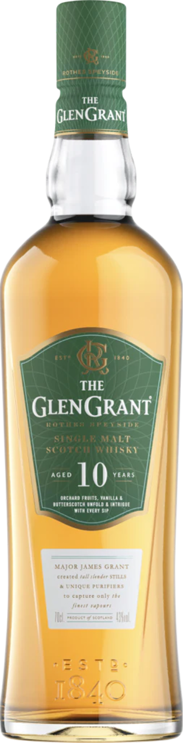 Glen Grant 10 Year Old Single Malt Scotch Whisky - Belford & Co