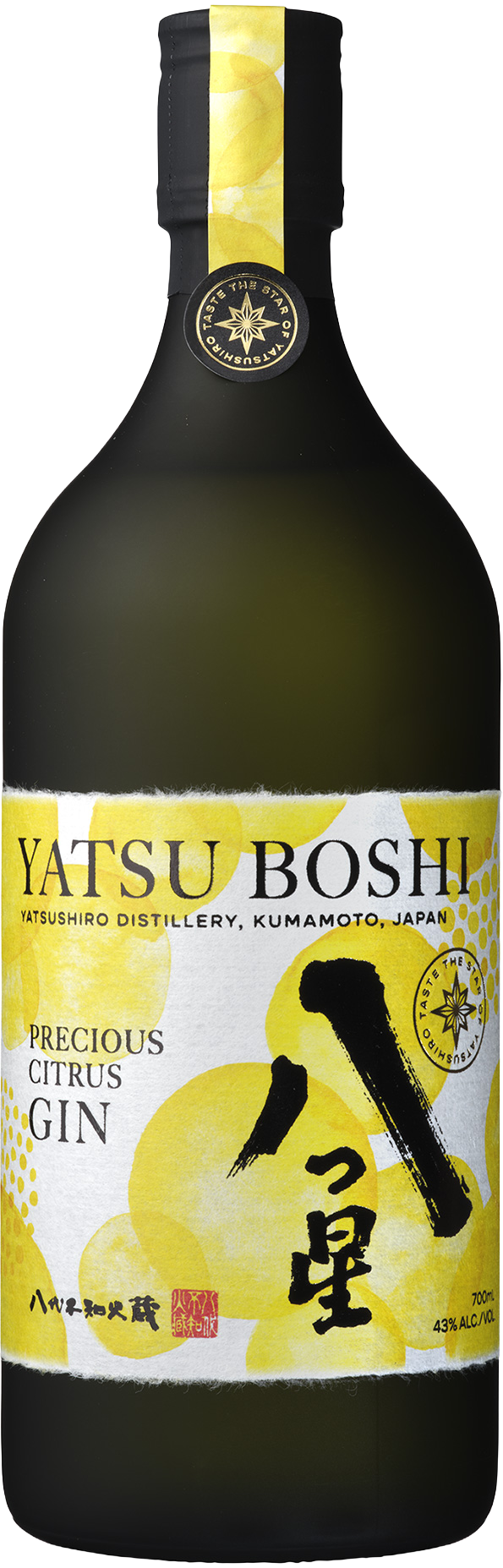Yatsu Boshi Gin 43% 700ml - Belford & Co