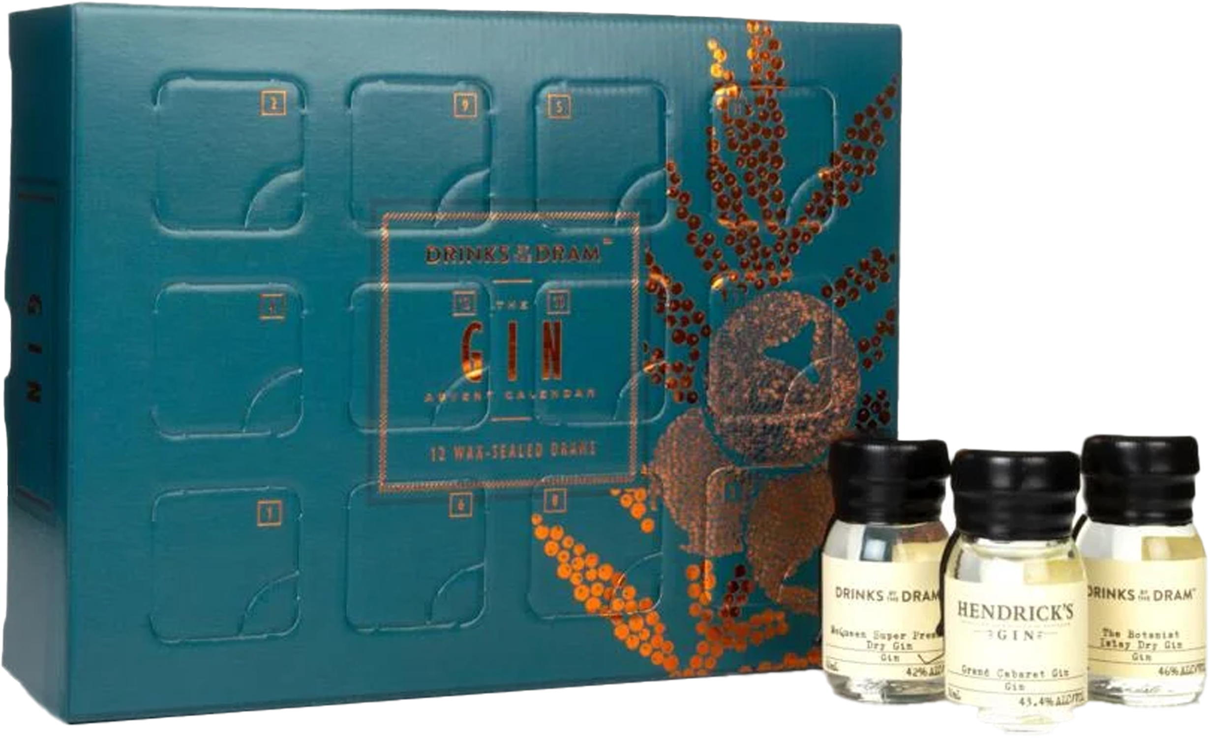 Premium Gin 12 Dram Advent Calendar - Belford & Co