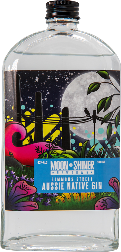 Moonshiner Simmons Street Aussie Native Gin 42% 500ml - Belford & Co