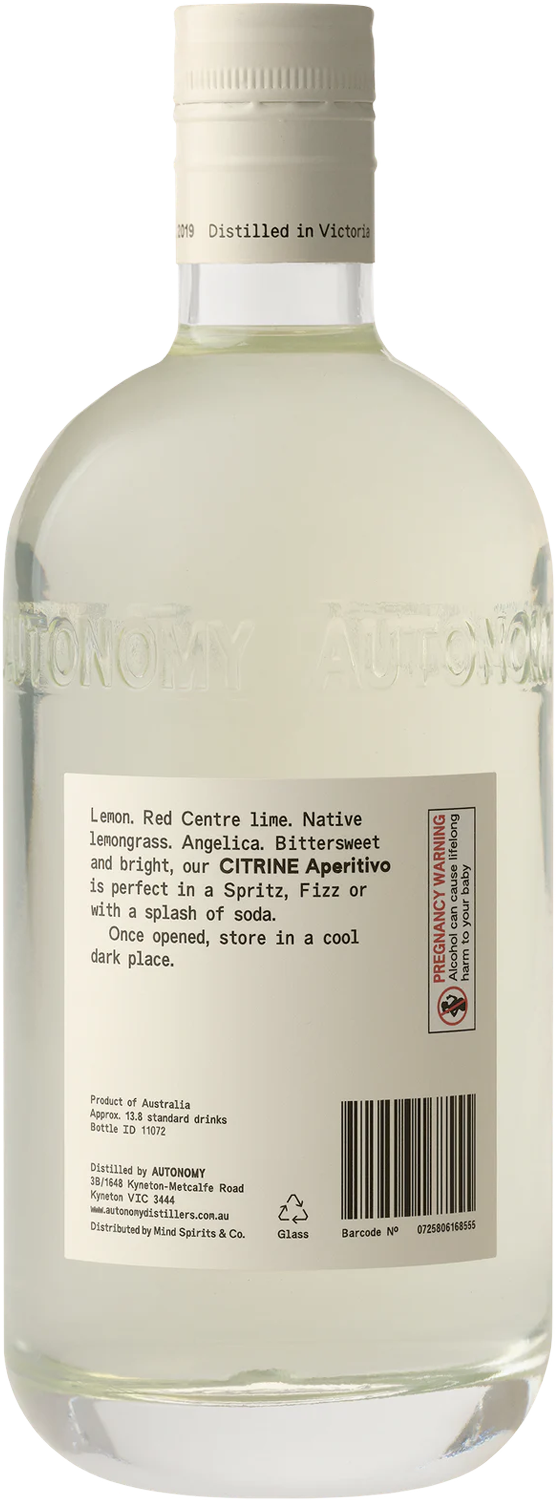 Autonomy Citrine Aperitivo 25% 700ml